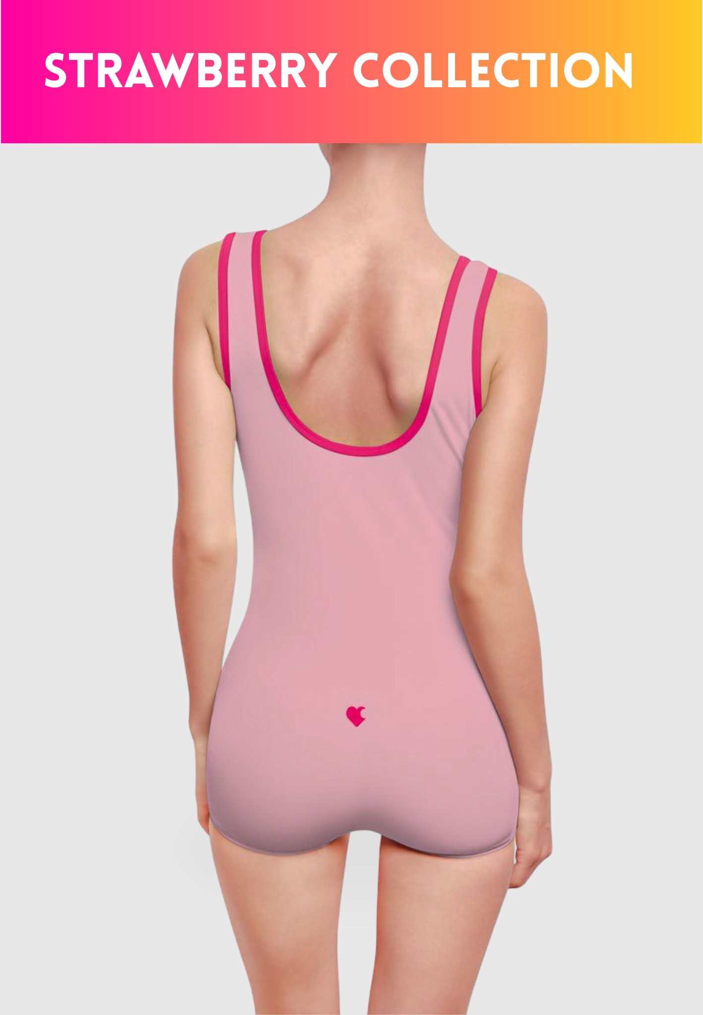 Boyshort Swimsuit | Strawberry Collection