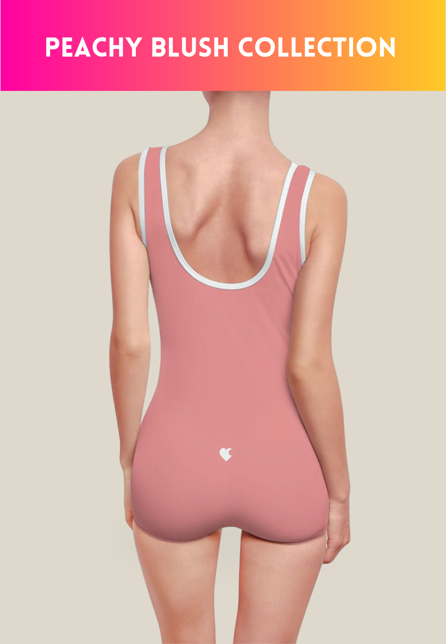 Lovelo Boyshort Swimsuit | Peachy Blush Collection