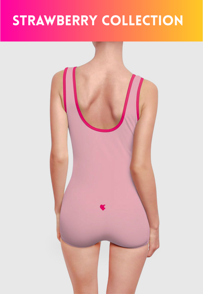 Boyshort Swimsuit | Strawberry Collection